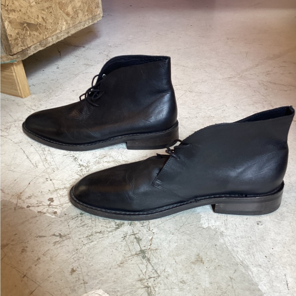 Thursday Boot Co Mens Scout Everyday Chukka Boots Blk Leather Lace Ups Size 13 - Picture 5 of 12